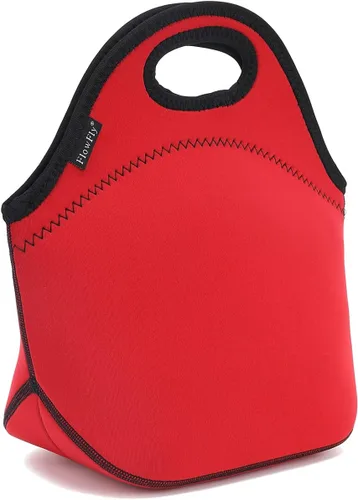 Miniatura 12 de FlowFly Lonchera de neopreno para niños, bolsa suave aislada, mini bolsa térmica para comidas, kit para niños, niñas, hombres, mujeres, escuela