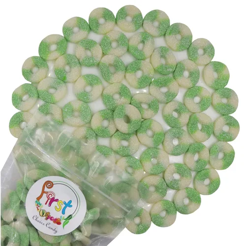 Miniatura 13 de FirstChoiceCandy Anillos de goma (mini fresa agria, 2 libras (paquete de 1))
