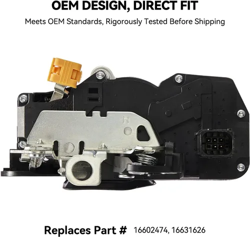 Miniatura 5 de SYERAL Motor eléctrico para cerradura de puerta delantera derecha del lado del pasajero 931-304 compatible con Cadillac Escalade ESV EXT, compatible