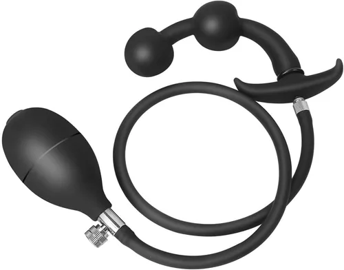 Enchufe anal inflable de silicona para adultos, expansor de cuentas anales, consolador de punto G, tapón de anal, diseño graduado, anal de silicona