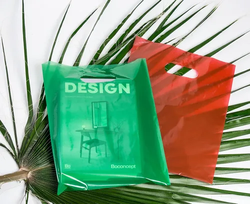 Miniatura 6 de Choice Marts 200 bolsas de mercancía rojas y verdes de 1.5 mil de espesor, 100 rojas y 100 verdes de 9" x 12", brillantes, adecuadas para venta al