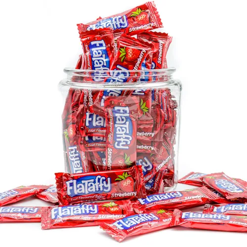 Miniatura 2 de Caramelos turcos de fresa envueltos individualmente, 5 libras, suave y masticable, sabor a fruta, a granel, bolsa resellable