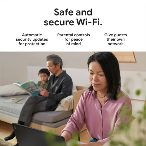 Miniatura 2 de Google Nest WiFi Pro - Wi-Fi 6E - Reliable Home Wi-Fi System with Fast Speed and Whole Home Coverage - WPS - Mesh Router - Non-Retail Packaging - Fog