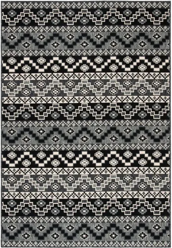 Miniatura 49 de SAFAVIEH Alfombra lavable para exteriores, colección Veranda – Alfombra de pasillo de 2.3 x 6 pies, color azul y crema, no desprende pelusa y fácil