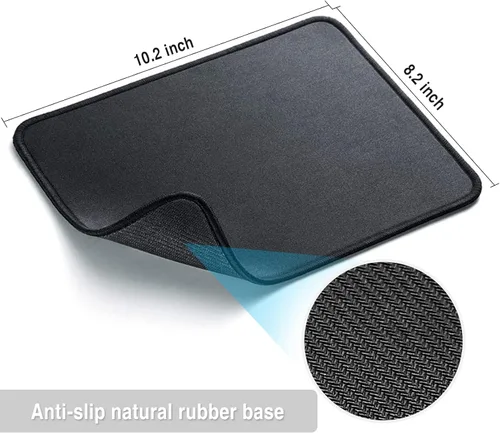 Miniatura 2 de Zhithink 17 alfombrillas de mouse para computadora, base de goma antideslizante y borde cosido texturizado, paquete de alfombrillas de mouse