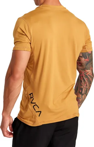 Miniatura 4 de RVCA Camiseta deportiva de manga corta con cuello redondo para hombre