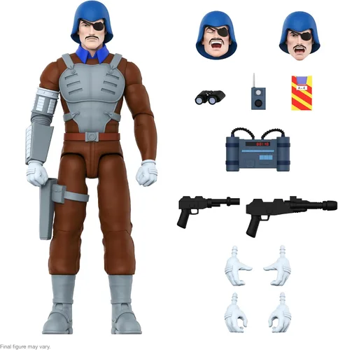 Miniatura 8 de Super7 Super Cyborg G.I. Joe Cobra S.N.A.K.E. Armor (Color Completo - Gris) - Figura de Acción G.I. Joe de 11" con Accesorios Coleccionables