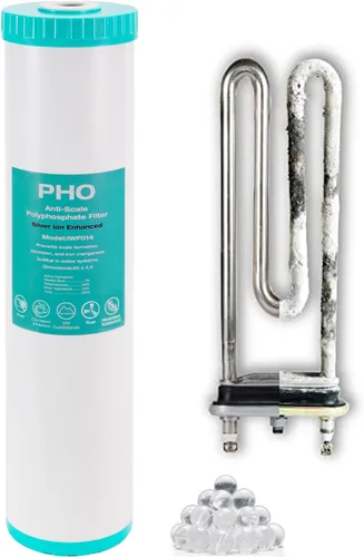 Miniatura 8 de H&G Lifestyles Filtro de agua de sedimento plisado micro de 20 x 4.5 pulgadas para toda la casa para agua de pozo, compatible con ECP20-20BB