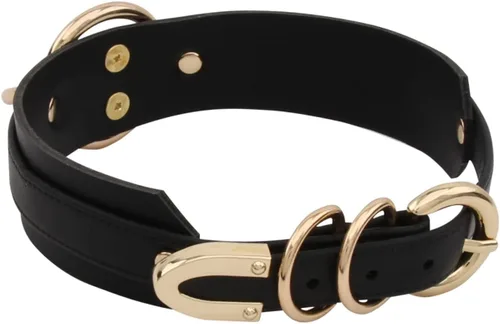 Miniatura 2 de Lookook Fashion O-Ring - Gargantilla de piel sintética para mujer