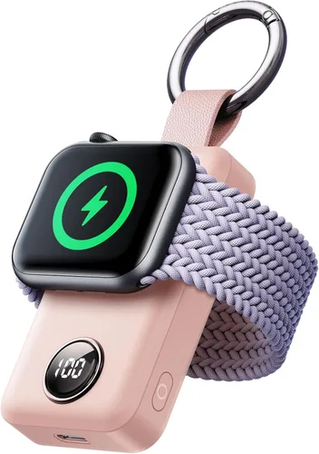 Miniatura 9 de JOYROOM Cargador inalámbrico portátil de 2000 mAh compatible con Apple Watch Series 11/10/9/8/7/6/5/4/3/2/1/SE/UItra 3/UItra 2/Ultra, cargador Negro