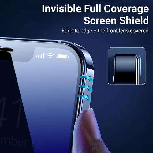 Miniatura 5 de UltraGlass TOP 9H+ - Vidrio 9H+ para protector de pantalla iPhone 11/XR, grado militar a prueba de roturas y duradero, protector de pantalla