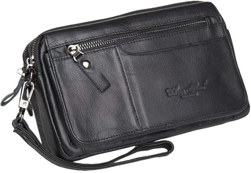 Miniatura 2 de Hebetag Cartera de cuero para hombre organizador de muñeca