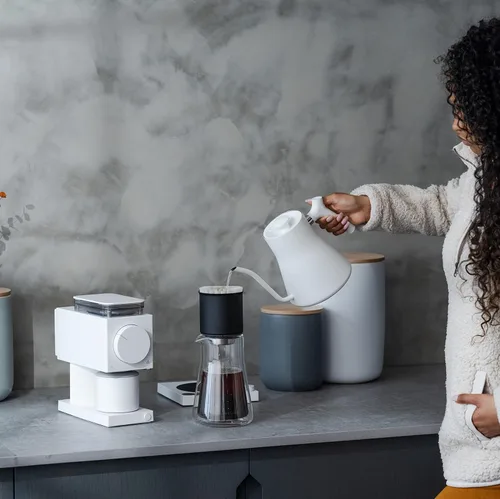 Miniatura 5 de Fellow Stagg [XF] Pour Over Coffee Gotero – Acero inoxidable de doble pared aislada al vacío sin obstrucciones para verter sobre cafetera – Goteo
