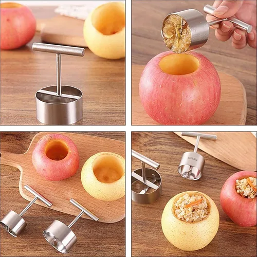 Miniatura 6 de Herramienta de cocina separador de núcleo de pera de manzana, removedor de núcleo de pera de manzana de acero inoxidable, removedor de picaduras