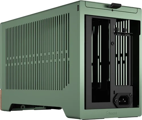 Miniatura 8 de Fractal Design Terra Graphite - Panel frontal de madera de nogal - Factor de forma pequeño - Carcasa para juegos Mini ITX - Cable elevador PCIe 4.0