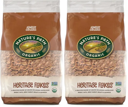 Miniatura 8 de Nature's Path - Cereal orgánico Heritage Crunch, 14 onzas (paquete de 1), sin transgénicos