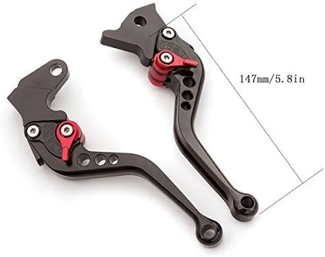 Miniatura 2 de FXCNC - Palancas de embrague de freno ajustables para motocicleta compatibles con FZ1 FAZER 2006-2015, FZ8 2011-2015, FZ6R XJ6 DIVERSION 2009-15