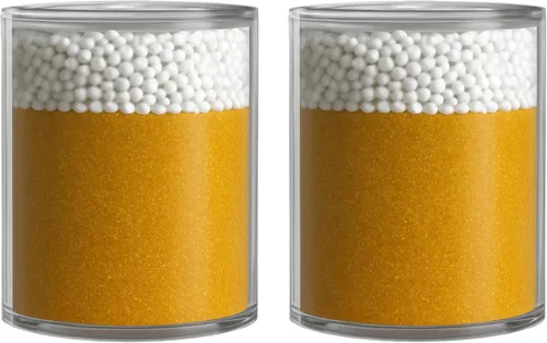 Filtro de ducha de repuesto para HammerHead Showers – Paquete de 2 – Filtro KDF de alto rendimiento dirigido al cloro y metales pesados, mejora la