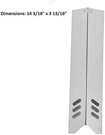 Miniatura 2 de Placa de calor para parrilla de patio trasero seleccionados BY13-101-001-10, BY14-101-001-001-05, modelos de gas BY16-101-002-06