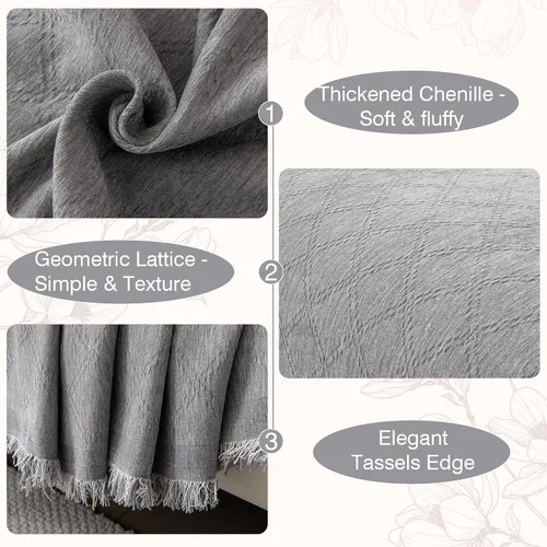 Miniatura 213 de STACYPIK Funda de sofá gris impermeable para perros, funda de sofá antideslizante para sofá de 3 cojines, funda seccional lavable para forma de L