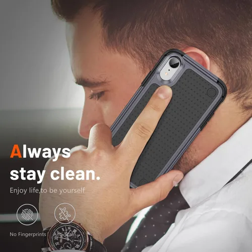 Miniatura 40 de Jeylly Funda para iPhone SE/Funda para iPhone 5S, Exterior de Plástico Duro que Absorbe Golpes + Interior de Silicona de Goma Defensor contra