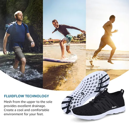 Miniatura 6 de Racqua Zapatos de agua de malla transpirable para mujeres y hombres