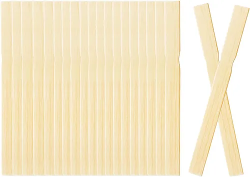 Palitos mezcladores de pintura a granel de 12 pulgadas, 50 agitadores de pintura de madera para mezclar, palitos grandes de paleta para manualidades