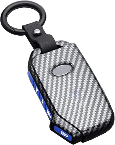 Funda para llavero Kia Ceed Cerato Forte Niro Seltos Sorento Soul Sportage Telluride K5, Azul