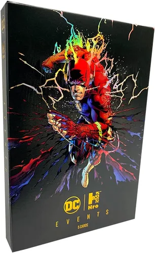 DC x HRO Colección de eventos híbridos de edición limitada Flowpack - DC Unlock The Multiverse, 5 tarjetas comerciales híbridas NFT