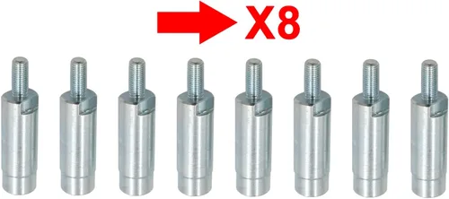 Miniatura 3 de Juego de 8 espaciadores de rueda de 5 pulgadas de alto rendimiento para ATV UTV con hilos M10-1.25 compatibles con Honda Yamaha Kawasaki Suzuki