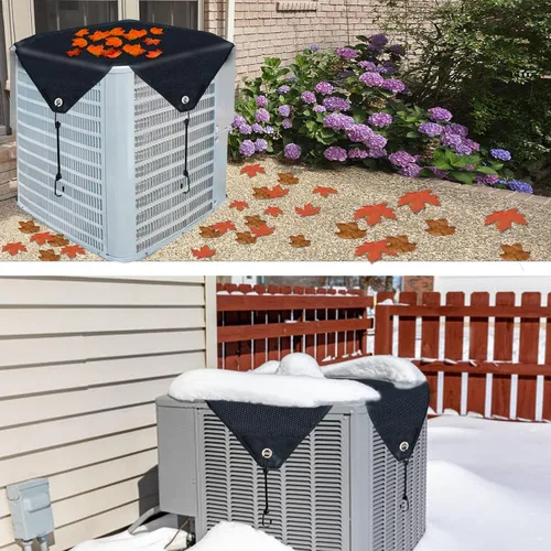 Miniatura 2 de Cubierta de aire acondicionado para unidades exteriores, cubierta de invierno de CA central de alta resistencia, defensora, parte superior