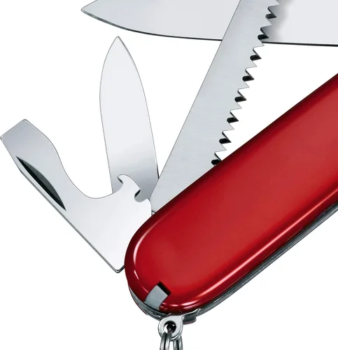Miniatura 3 de Victorinox Camper – Navaja de bolsillo del Ejército Suizo con 13 funciones, color rojo