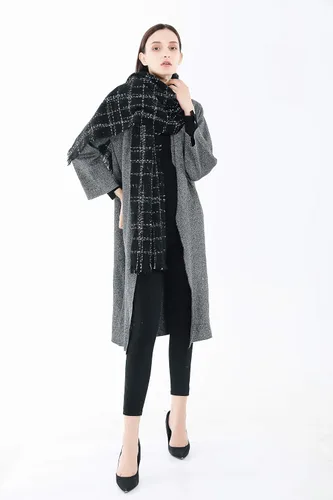 Miniatura 2 de Bufanda de invierno de moda para mujer, chales pashmina, bufanda, estilo vangita
