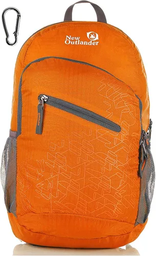 Miniatura 9 de Outlander 20L/33L - Mochila de día de senderismo de viaje ligera empacable más duradera (rojo oscuro, 20L)