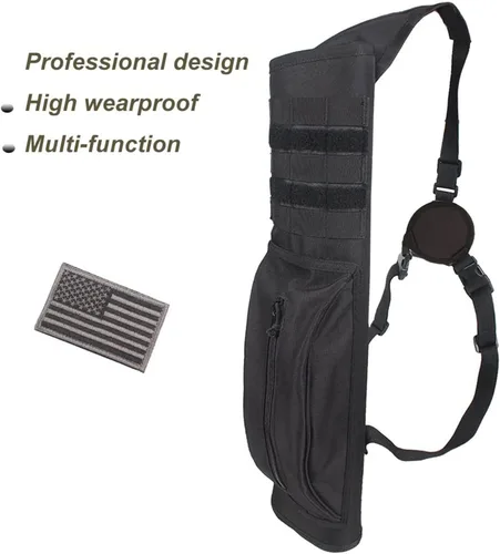 Miniatura 7 de Carcaj de flecha trasera multifunción con sistema Molle para flechas de hombro, soporte para flechas de hombro colgado, carcaj de tiro para flechas