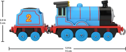 Miniatura 5 de Thomas & Friends Tren de juguete fundido a presión Edward Motor de empuje con tierno para preescolar juego de simulación a partir de 3 años