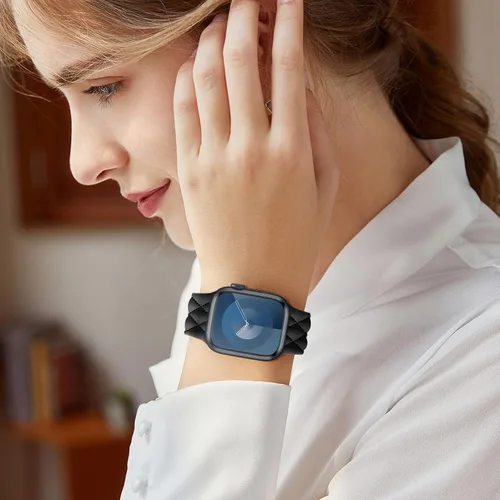 Miniatura 5 de Correa de silicona para Apple Watch para mujer de 1.575 in 1.496 in 1.614 in 1.732 in 1.811 in 1.772 in 1.654 in, correa deportiva de repuesto