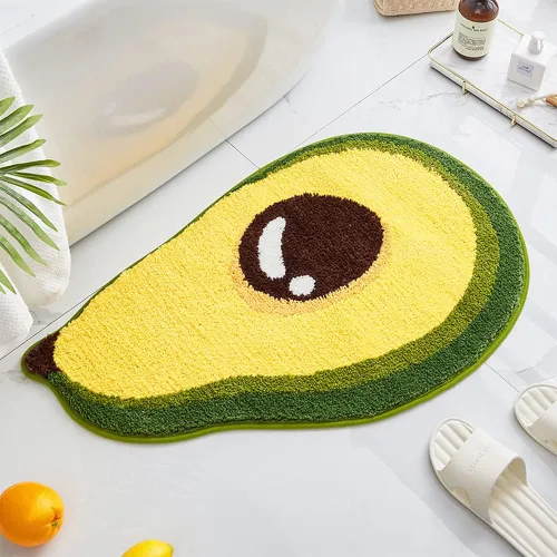 Miniatura 15 de Hi Space - Alfombras de baño de 31.5x19.7 pulgadas, alfombra de baño de hojas grises estilo bohemio antideslizante, lavable a máquina, de microfibra