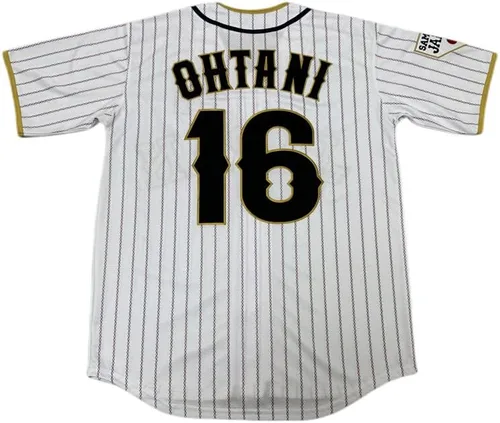 Miniatura 3 de ZXCVB Camiseta de béisbol japonesa de manga corta para hombre, color negro y blanco, con costuras S-XXXL