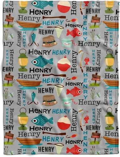 Miniatura 27 de Manta de bebé personalizada de pesca con mosca, manta de pescado para bebé, manta de hitos mensuales para bebé, manta de hito para bebé, manta