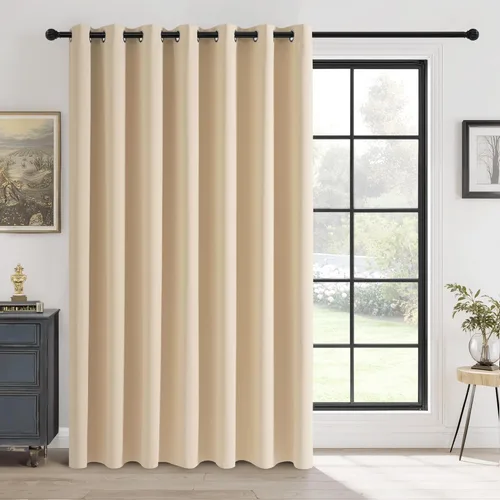 Miniatura 65 de RYB HOME - Cortinas opacas para patio - Cortinas con ojales sólidos, paneles de ventana grandes, eficiencia energética, cortinas de privacidad