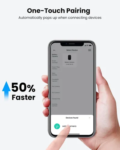 Miniatura 6 de VIZIUUY Cámaras de Seguridad Solar de 5MP Inalámbricas para Exteriores, Cámara de Seguridad para Exteriores WIFI6, Cámara PTZ de 360° Alimentada por