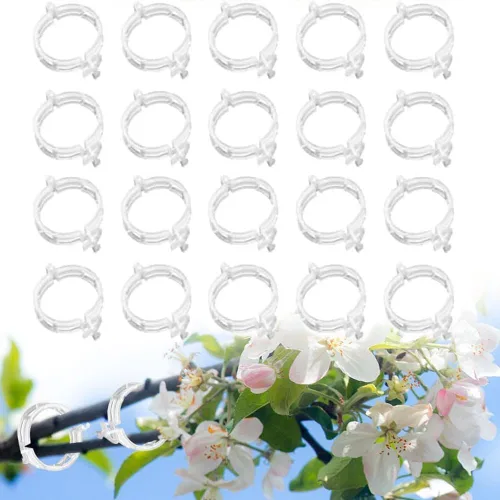 Miniatura 7 de Clips de soporte para plantas, clips de jardín reutilizables, clips de plástico para tomate, vid y uva para cuerdas, clips para plantas trepadoras