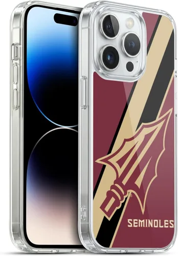Miniatura 218 de Head Case Designs Funda de gel suave FSU Seminoles de la Universidad Estatal de Florida con licencia oficial compatible con Apple iPhone 13 Pro Max