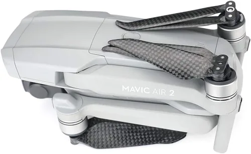 Miniatura 2 de Compatible con Mavic Air 2 Hélices de fibra de carbono, cuchillas de bajo ruido, accesorios de repuesto de hélices silenciosas 7238, accesorios