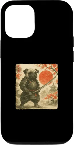 Miniatura 28 de Pug Samurai Japanese Warrior Costume Sumi-e Art Funny Case for iPhone 17