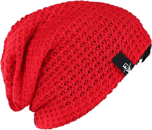 FORBUSITE Gorro de punto largo holgado para hombre para verano e invierno, de gran tamaño