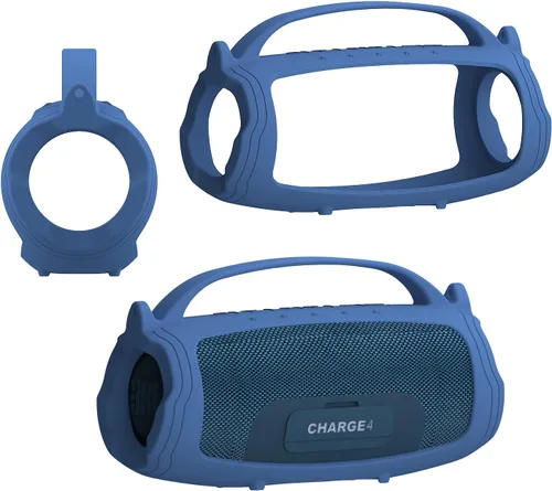 Miniatura 4 de Funda de silicona compatible con altavoz Bluetooth portátil JBL Charge 4/5, funda suave para altavoces Bluetooth JBL Charge 4/5