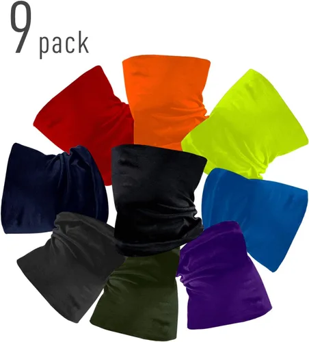 Miniatura 24 de Máscara facial con protección contra el polvo, aerosoles UV, reutilizable, lavable, polaina para el cuello