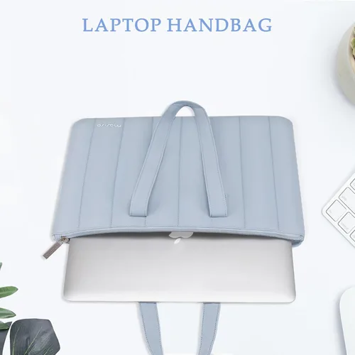 Miniatura 4 de MOSISO Bolsa de mano para laptop, 13-13.3 pulgadas, compatible con MacBook Pro 14, HP, Dell, Lenovo, Asus, Notebook Asus, maletín de computadora